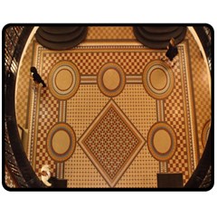 Mosaic The Elaborate Floor Pattern Of The Sydney Queen Victoria Building Double Sided Fleece Blanket (medium)  by Nexatart