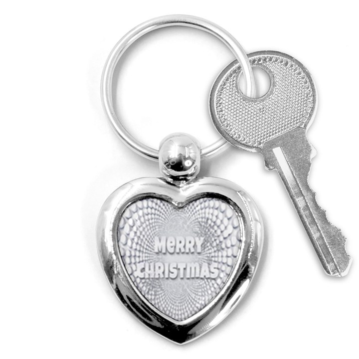 Oints Circle Christmas Merry Key Chains (Heart) 