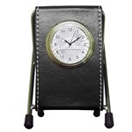 Oints Circle Christmas Merry Pen Holder Desk Clocks Front