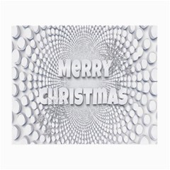 Oints Circle Christmas Merry Small Glasses Cloth by Nexatart