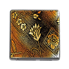 Orange Paper Patterns For Scrapbooking Memory Card Reader (square) by Nexatart