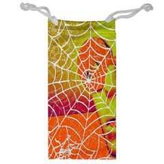 Orange Guy Spider Web Jewelry Bag by Nexatart