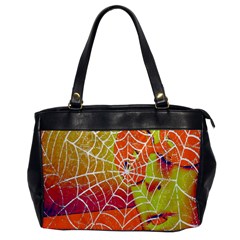 Orange Guy Spider Web Office Handbags by Nexatart