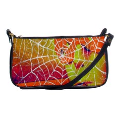 Orange Guy Spider Web Shoulder Clutch Bags by Nexatart