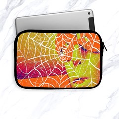 Orange Guy Spider Web Apple Ipad Mini Zipper Cases by Nexatart