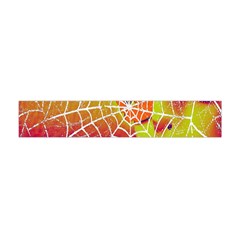 Orange Guy Spider Web Flano Scarf (mini) by Nexatart