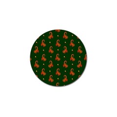 Paisley Pattern Golf Ball Marker (4 Pack) by Nexatart