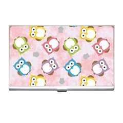 Owl Bird Cute Pattern Business Card Holders by Nexatart