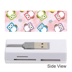 Owl Bird Cute Pattern Memory Card Reader (stick)  by Nexatart