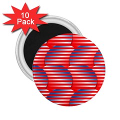 Patriotic  2 25  Magnets (10 Pack)  by Nexatart