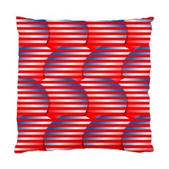 Patriotic  Standard Cushion Case (two Sides) by Nexatart