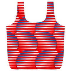 Patriotic  Full Print Recycle Bags (l) 