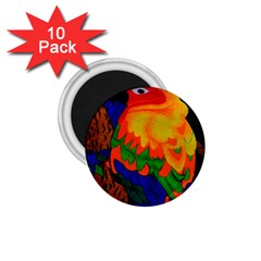 Parakeet Colorful Bird Animal 1 75  Magnets (10 Pack)  by Nexatart