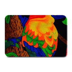 Parakeet Colorful Bird Animal Plate Mats by Nexatart