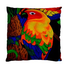 Parakeet Colorful Bird Animal Standard Cushion Case (one Side) by Nexatart