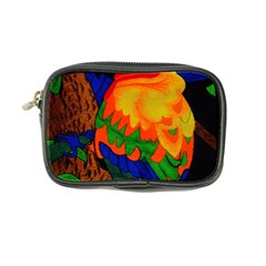 Parakeet Colorful Bird Animal Coin Purse by Nexatart