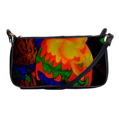 Parakeet Colorful Bird Animal Shoulder Clutch Bags by Nexatart