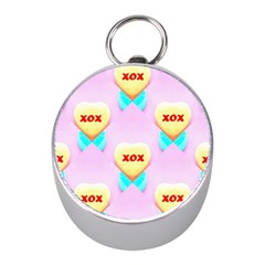 Pastel Heart Mini Silver Compasses by Nexatart