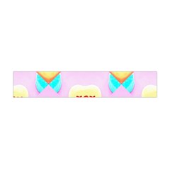 Pastel Heart Flano Scarf (mini) by Nexatart