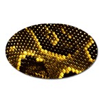 Pattern Skins Snakes Oval Magnet Front