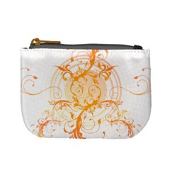 Orange Swirls Mini Coin Purses by SheGetsCreative