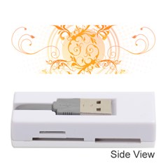 Orange Swirls Memory Card Reader (stick)  by SheGetsCreative