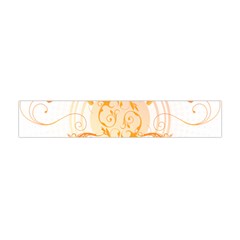 Orange Swirls Flano Scarf (mini) by SheGetsCreative