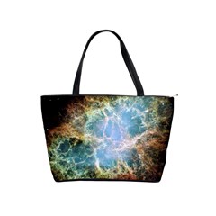 Crab Nebula Shoulder Handbags by SheGetsCreative