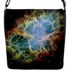 Crab Nebula Flap Messenger Bag (s) by SheGetsCreative