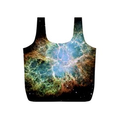 Crab Nebula Full Print Recycle Bags (s)  by SheGetsCreative