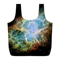 Crab Nebula Full Print Recycle Bags (l)  by SheGetsCreative