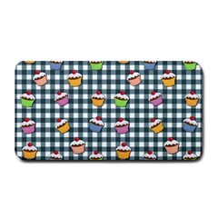 Cupcakes Plaid Pattern Medium Bar Mats by Valentinaart