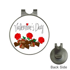 Valentine s Day Gift Hat Clips With Golf Markers by Valentinaart