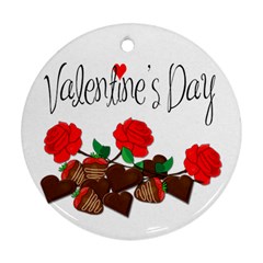 Valentine s Day Gift Round Ornament (two Sides) by Valentinaart