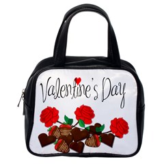 Valentine s Day Gift Classic Handbags (one Side) by Valentinaart