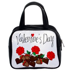 Valentine s Day Gift Classic Handbags (2 Sides) by Valentinaart