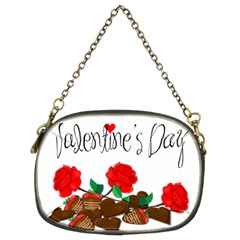 Valentine s Day Gift Chain Purses (two Sides)  by Valentinaart