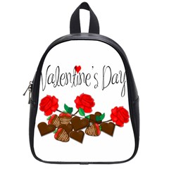 Valentine s Day Gift School Bags (small)  by Valentinaart