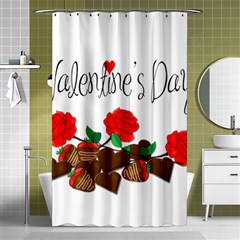 Valentine s Day Gift Shower Curtain 48  X 72  (small)  by Valentinaart