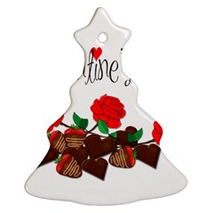 Valentine s Day Gift Ornament (christmas Tree)  by Valentinaart