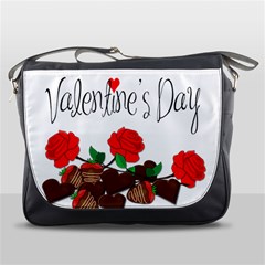 Valentine s Day Gift Messenger Bags by Valentinaart