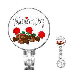 Valentine s Day Gift Stainless Steel Nurses Watch by Valentinaart