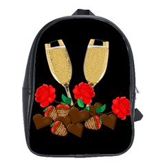 Valentine s Day Design School Bags (xl)  by Valentinaart