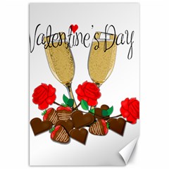 Valentine s Day Romantic Design Canvas 20  X 30   by Valentinaart