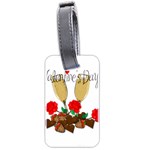 Valentine s day romantic design Luggage Tags (Two Sides) Front