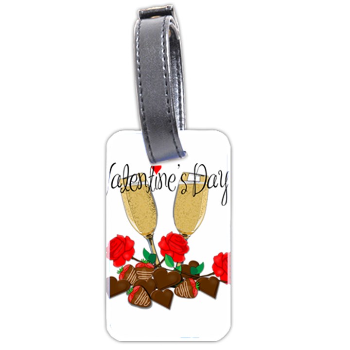 Valentine s day romantic design Luggage Tags (Two Sides)