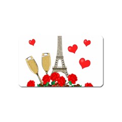 Romance In Paris Magnet (name Card) by Valentinaart