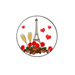 Romance In Paris Hat Clip Ball Marker (10 Pack) by Valentinaart