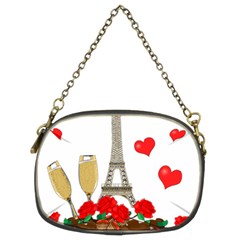 Romance In Paris Chain Purses (two Sides)  by Valentinaart