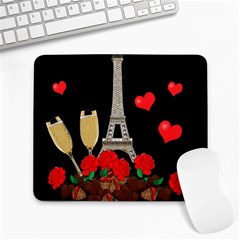 Pariz Large Mousepads by Valentinaart